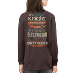 Awesome Electrician's lady-Hoodie - grunx260804-0066