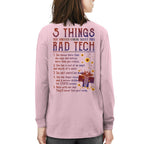 Rad Tech Warning - 5 Things You Should Know Funny T-Shirt, Hoodie & More - grunx260804-0059