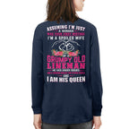 Assuming I'm Just A Woman - Grumpy Lineman Wife Quote T-Shirt Hoodie & More - grunx260804-0208
