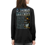 5 Things Bartender Apparel - Funny Bar Staff T-Shirt, Hoodie & More - grunx260804-0017