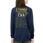 5 Things You Should Know About This CNA - Funny Quote T-Shirt, Hoodie & More - grunx260804-0039