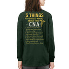 5 Things You Should Know About This CNA - Funny Quote T-Shirt, Hoodie & More - grunx260804-0039