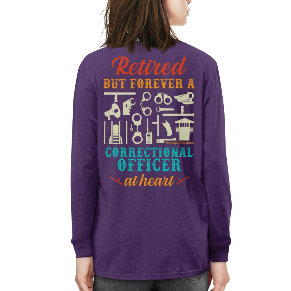 Forever A CO - Retired Correctional Officer Heart T-Shirt, Hoodie & More - grunx260804-0228