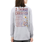 5 Things Caregiver Warning Apparel - Funny Quote T-Shirt, Hoodie & More - grunx260804-0018