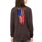 American Flag Caduceus Nurse Apparel - Patriotic T-Shirt Hoodie & More - grunx260804-0142