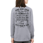 And God Said CNAs Made Of Gold - CNA Appreciation T-Shirt, Hoodie & More - grunx260804-0165