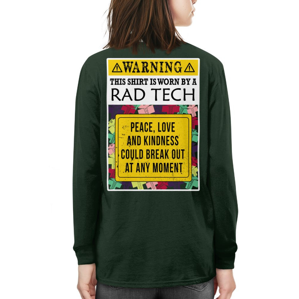 Warning Peace Love - Rad Tech Kindness Shirt T-Shirt Hoodie & More - grunx260804-0194