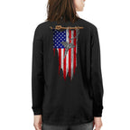 American Flag Caduceus Nurse Apparel - Patriotic T-Shirt Hoodie & More - grunx260804-0142