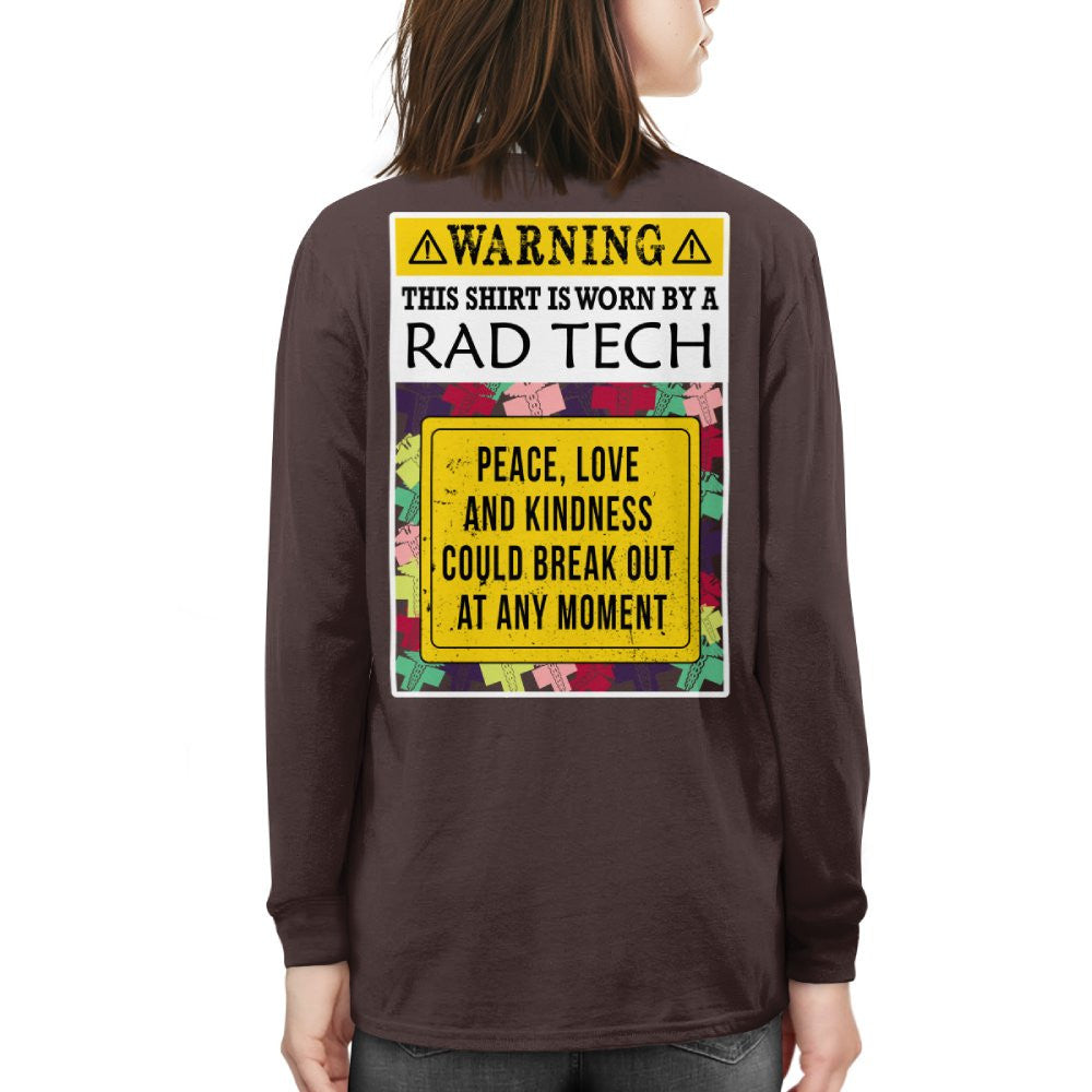 Warning Peace Love - Rad Tech Kindness Shirt T-Shirt Hoodie & More - grunx260804-0194