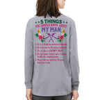 5 Things You Should Know - Lineman Husband Humor T-Shirt, Hoodie & More - grunx260804-0043