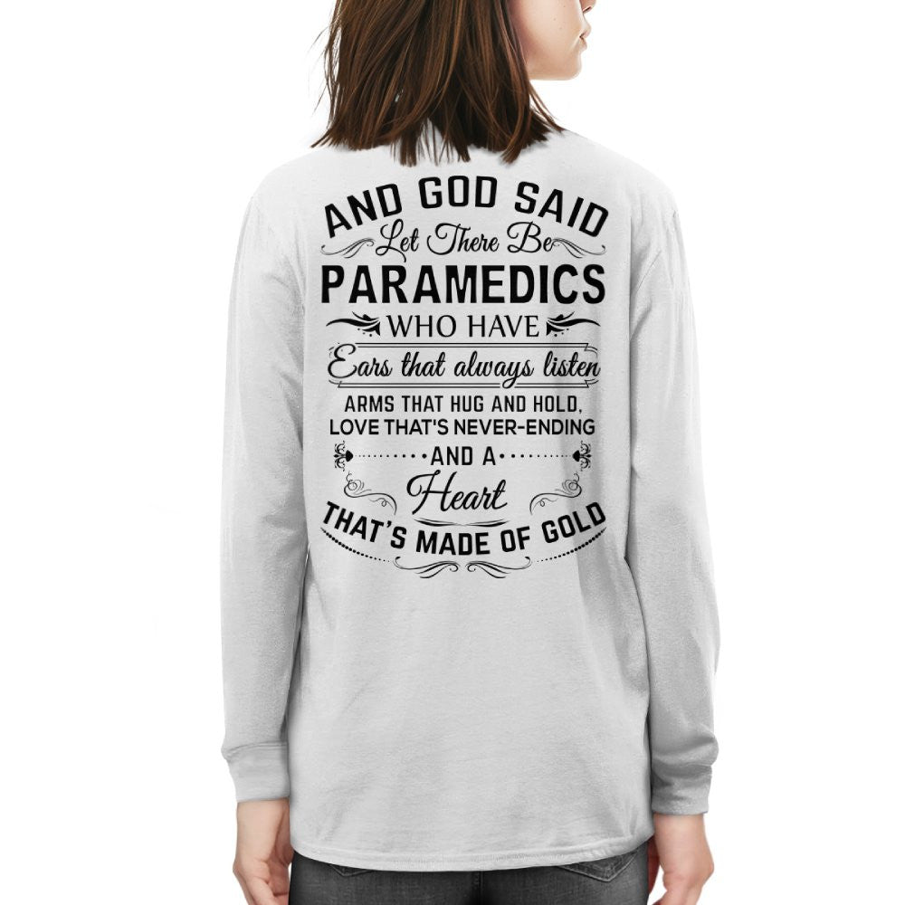 And God Said Let There Be Paramedics - Apparel T-Shirt, Hoodie & More - grunx260804-0169