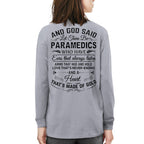 And God Said Let There Be Paramedics - Apparel T-Shirt, Hoodie & More - grunx260804-0169