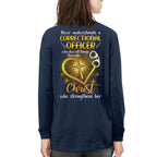 Faith & Strength - Correctional Officer Christ Quote T-Shirt, Hoodie & More - grunx260804-0094