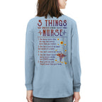 5 Things Nurse Warning Apparel - Funny Quote T-Shirt, Hoodie & More - grunx260804-0020