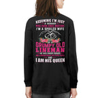 Assuming I'm Just A Woman - Grumpy Lineman Wife Quote T-Shirt Hoodie & More - grunx260804-0208