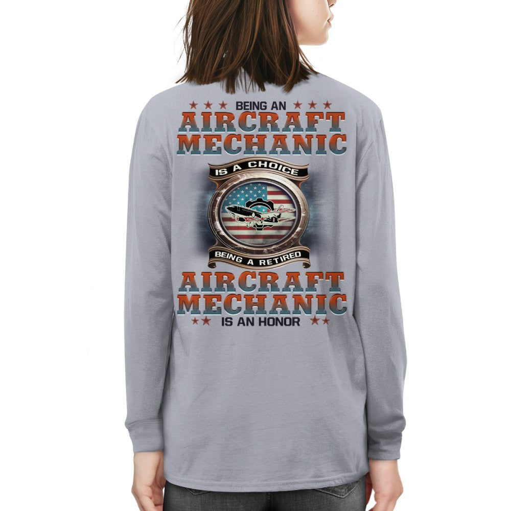 Skilled Honor - Aircraft Mechanic Pride T-Shirt, Hoodie & More - grunx260804-0188