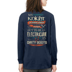 Awesome Electrician's lady-Hoodie - grunx260804-0066