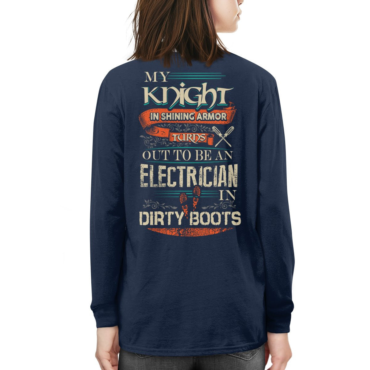 Awesome Electrician's lady-Hoodie - grunx260804-0066