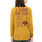 Rad Tech Warning - 5 Things You Should Know Funny T-Shirt, Hoodie & More - grunx260804-0059