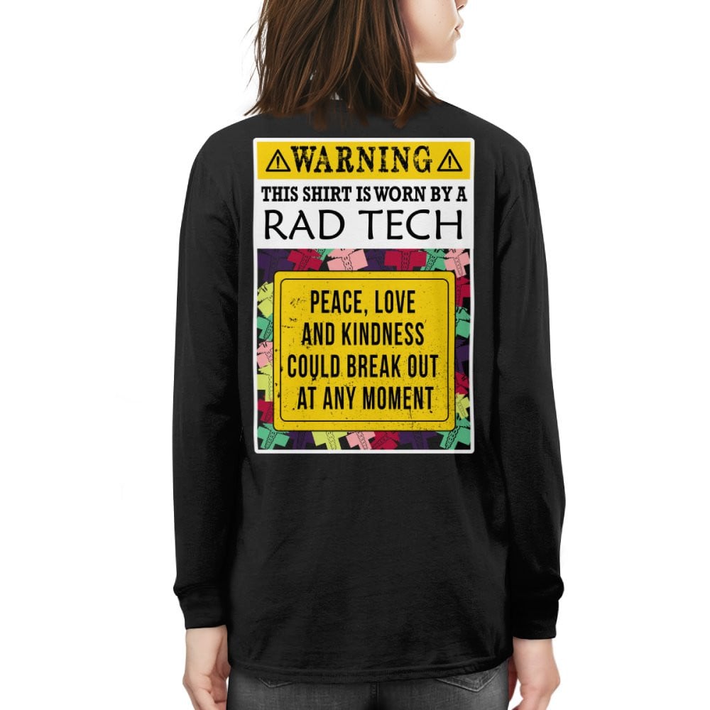 Warning Peace Love - Rad Tech Kindness Shirt T-Shirt Hoodie & More - grunx260804-0194