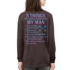 5 Things About My Man - Funny Mechanic T-Shirt, Hoodie & More - grunx260804-0004