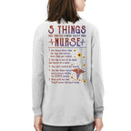 5 Things Nurse Warning Apparel - Funny Quote T-Shirt, Hoodie & More - grunx260804-0020