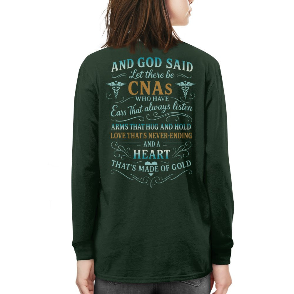 And God Said CNAs Heart Made of Gold T-Shirt, Hoodie & More - grunx260804-0164