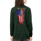 American Flag Caduceus Nurse Apparel - Patriotic T-Shirt Hoodie & More - grunx260804-0142