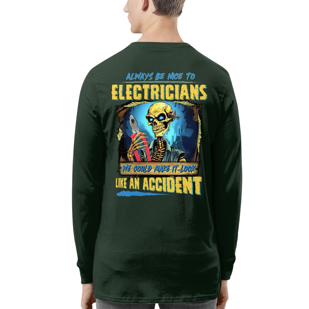 Always be nice to Electricians-Hoodie - grunx260804-0107