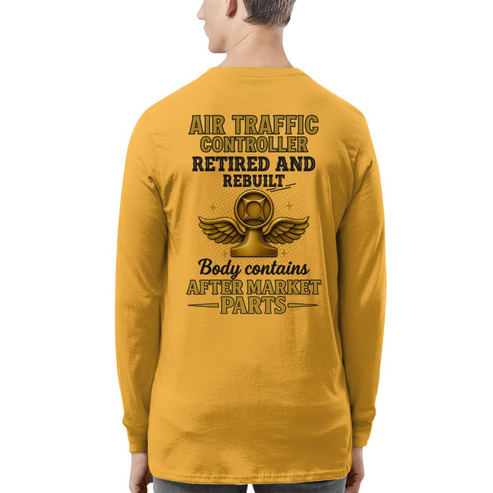 Air Traffic Controller Retired Rebuilt - Funny T-Shirt, Hoodie & More - grunx260804-0084