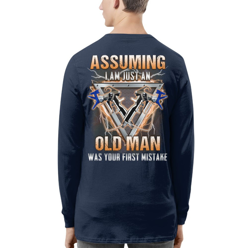 Assuming I'm Just An Old Man - Painter Tool Pride T-Shirt, Hoodie & More - grunx260804-0223