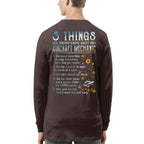 5 Things About Her - Aircraft Mechanic Female Quote T-Shirt, Hoodie & More - grunx260804-0054