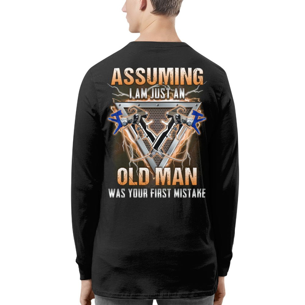 Assuming I'm Just An Old Man - Painter Tool Pride T-Shirt, Hoodie & More - grunx260804-0223