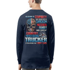 Allergic To Stupidity Trucker Apparel - Patriotic Skull T-Shirt, Hoodie & More - grunx260804-0092