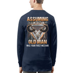 Assuming I'm Just An Old Man - Machinist Veteran Pride T-Shirt, Hoodie & More - grunx260804-0221