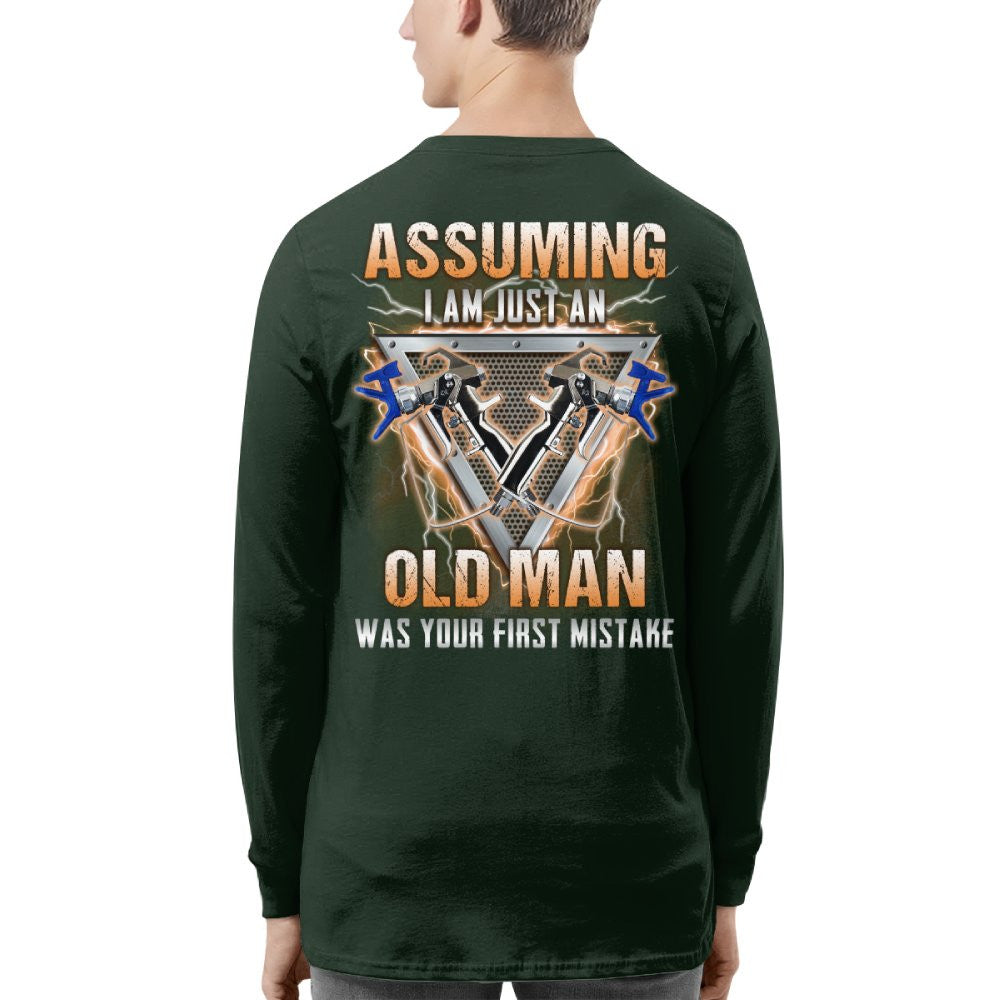 Assuming I'm Just An Old Man - Painter Tool Pride T-Shirt, Hoodie & More - grunx260804-0223