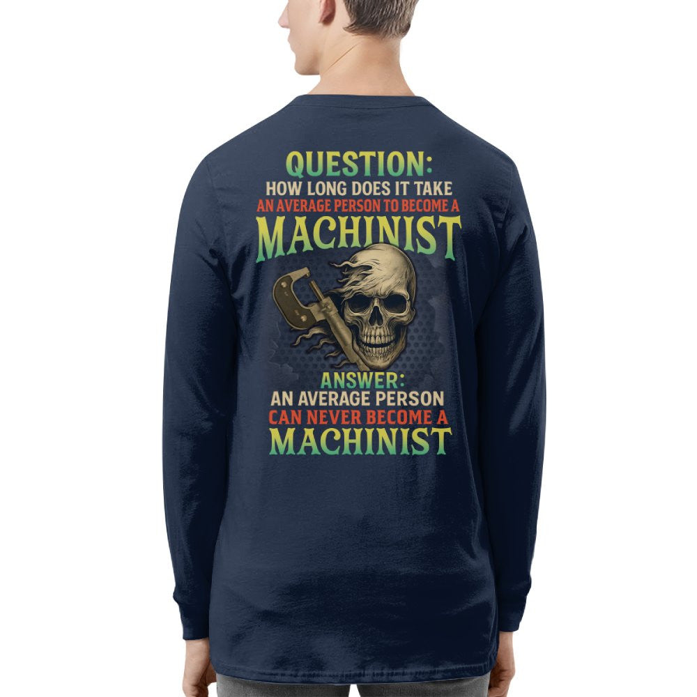 Average Person Can't Be Machinist Apparel - Skull Wrench T-Shirt Hoodie & More - grunx260804-0233
