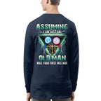 Assuming I'm Just An Old Man HVAC Apparel - Gauge Tool T-Shirt Hoodie & More - grunx260804-0220