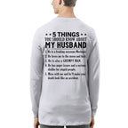 5 Things You Should Know About My Husband Mechanic Apparel - Funny Gift T-Shirt, Hoodie & More - grunx260804-0024