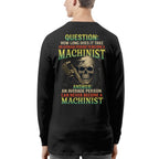 Average Person Can't Be Machinist Apparel - Skull Wrench T-Shirt Hoodie & More - grunx260804-0233