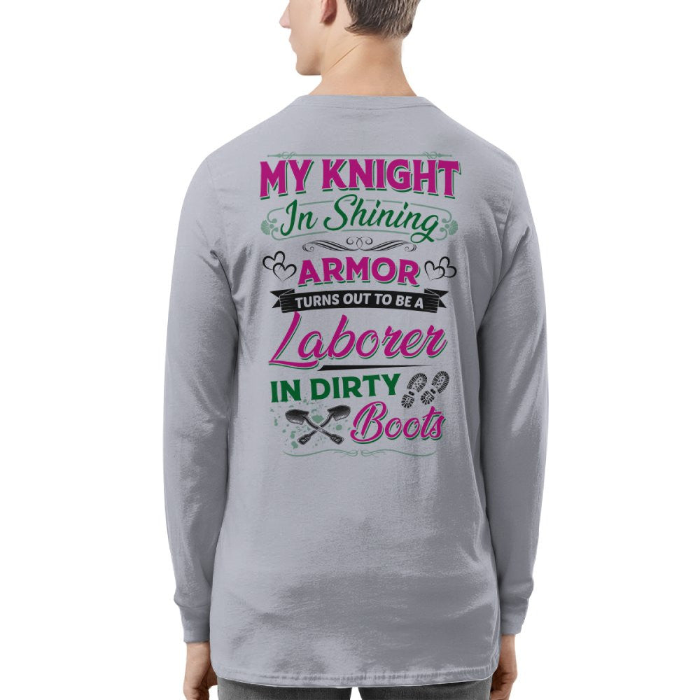 Laborer Knight In Shining Armor - Dirty Boots T-Shirt, Hoodie & More - grunx260804-0201