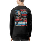Allergic To Stupidity Plumber T-Shirts Hoodies Sweatshirts Long Sleeves - grunx260804-0091