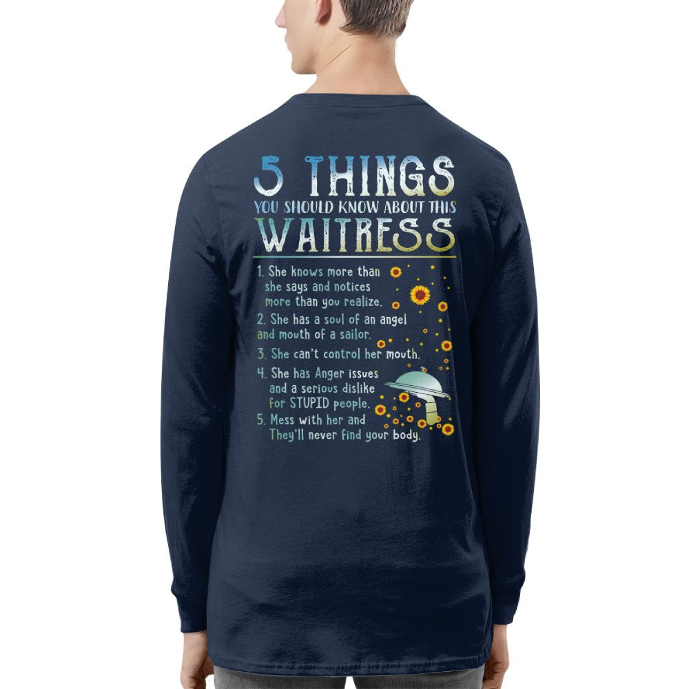 5 Things About This Waitress Apparel - Funny Warning Quote T-Shirt, Hoodie & More - grunx260804-0016