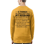 5 Things You Should Know About My Husband Mechanic Apparel - Funny Gift T-Shirt, Hoodie & More - grunx260804-0024