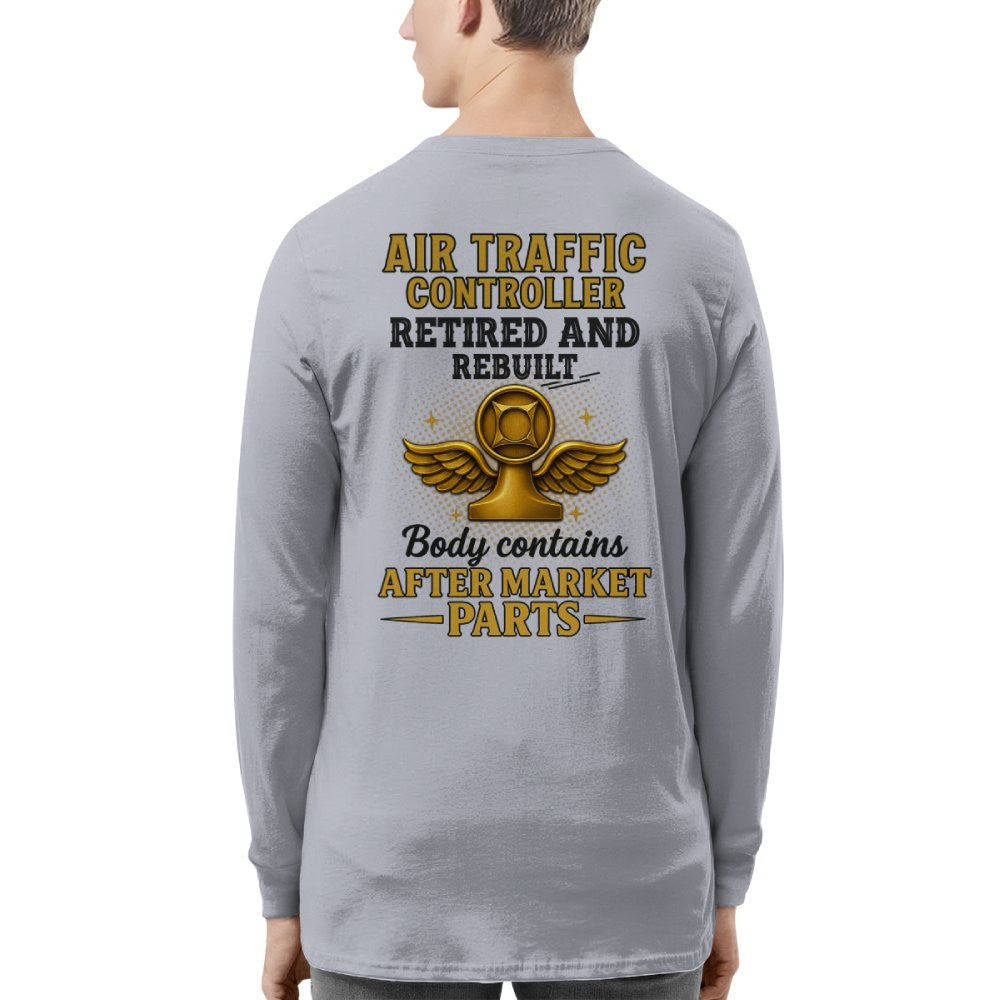 Air Traffic Controller Retired Rebuilt - Funny T-Shirt, Hoodie & More - grunx260804-0084