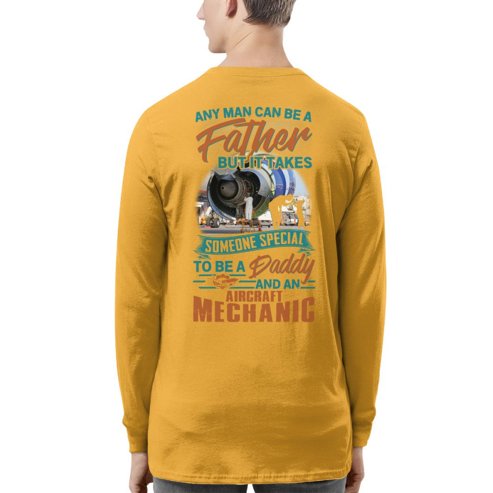 Someone Special Daddy - Aircraft Mechanic Fatherhood T-Shirt, Hoodie & More - grunx260804-0066