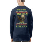 Average Person Can't Be Lineman Apparel - Skull Pliers T-Shirt Hoodie & More - grunx260804-0230