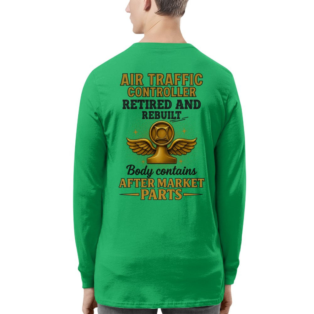 Air Traffic Controller Retired Rebuilt - Funny T-Shirt, Hoodie & More - grunx260804-0084