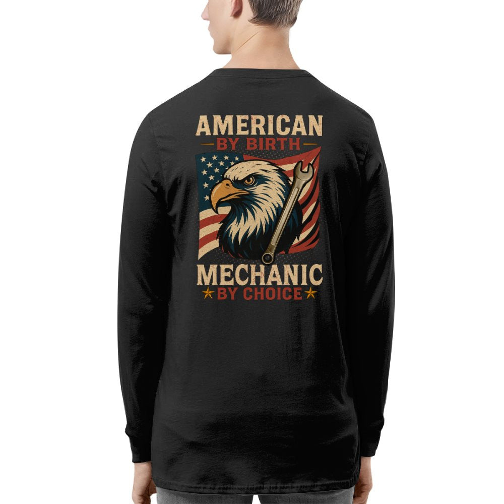 American By Birth Mechanic By Choice - Patriotic Mechanic T-Shirt, Hoodie & More - grunx260804-0136