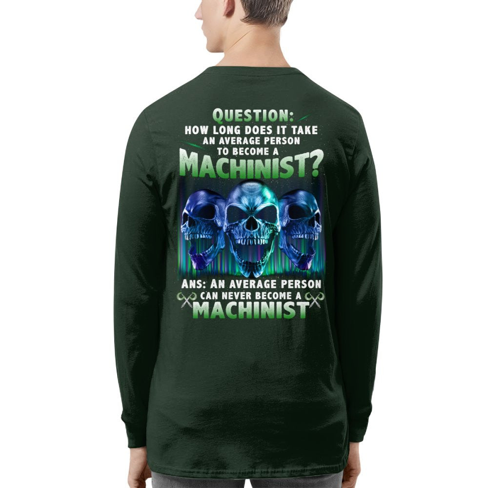 Average Person Can't Be Machinist Apparel - Skull Trade Pride T-Shirt, Hoodie & More - grunx260804-0232